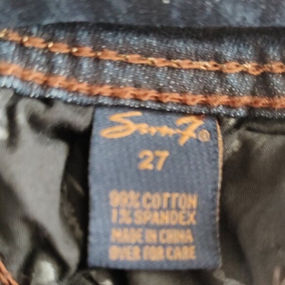 Seven7 Dark Blue Jeans for Women - Picture 2 of 4